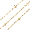 Ion Plating(IP) 304 Stainless Steel Cross Link Chains CHS-G027-10G-1