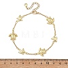 Ocean 304 Stainless Steel Turtle and Starfish Link Chain Anklets for Women AJEW-AN00821-4