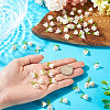 60Pcs 3 Styles ABS Plastic Imitation Pearl & Acrylic Pendants PALLOY-TAC0280-6