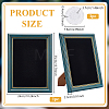 1Pc Photo Frame Plastic Earring Display Stands with Foam Liner and Needles EDIS-WA0001-01-2