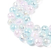 Electroplate Glass Beads Strands EGLA-D300-06-8mm-26-4
