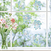 Waterproof PVC Colored Laser Stained Window Film Static Stickers DIY-WH0314-087-7