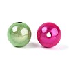 Spray Painted Acrylic Beads MACR-Q154-14mm-01M-01-2