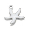 304 Stainless Steel Enamel Charms STAS-D361-04P-07-1