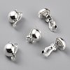 Brass Clip-on Earring Findings X-KK-O131-03S-A-1