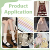 12 Colors Polyamide Pleated Elastic Lace Trim EW-FG0001-03-5