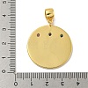 Brass Micro Pave Cubic Zirconia Pendants KK-N254-130B-G-3