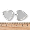 Non-Tarnish 304 Stainless Steel Locket Pendants STAS-K192-09P-01-3