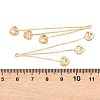Brass with Cubic Zirconia Big Pendants KK-L261-19B-G-3