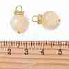 Natural Golden Silk Jade Pendants PALLOY-JF05884-3