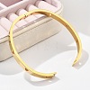 Hollow Heart 304 Stainless Steel Bangles for Women BJEW-Z092-11G-3