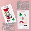 Christmas Theme Carbon Steel Cutting Dies Stencils DIY-WH0309-1201-3