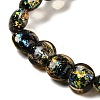 Handmade Dichroic Foil Glass Beads Strands DICH-U001-11I-3