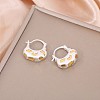 Brass Hoop Earrings for Women WG9F1FC-01-3
