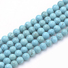 Synthetic Turquoise Beads Strands X-G-Q953-02-4mm-1