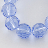 Transparent Glass Bead Strands GLAA-R095-8mm-26-1