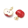 Brass Enamel Pendants KK-H259-11D-G01-2