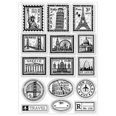 PVC Plastic Clear Stamps DIY-WH0631-0137-1