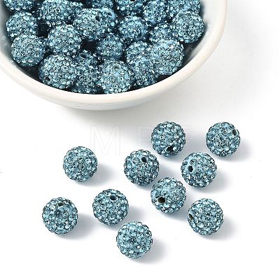 Pave Disco Ball Beads RB-Q195-10mm-202-1