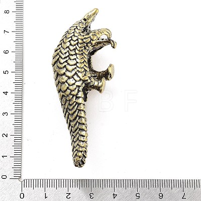 Brass Pangolin Figurines Statues for Home Desktop Feng Shui Ornament KK-A216-10AB-1