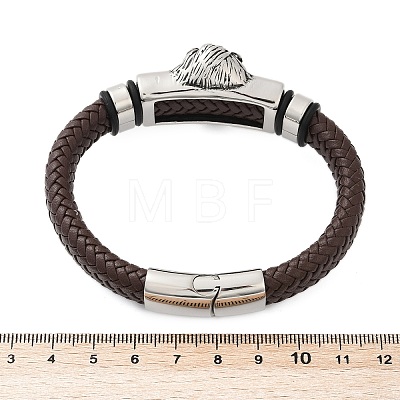 Braided Microfiber Leather Cord Bracelets BJEW-D304-19AS-02-1