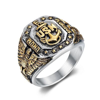 304 Stainless Steel Finger Rings for Men WG95800-07-1