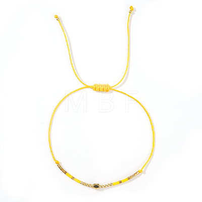 Glass Seed Bead Braided Bracelets for Women AW0420-3-1