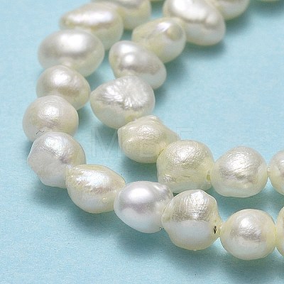 Natural Cultured Freshwater Pearl Beads Strands PEAR-A005-05B-01-1