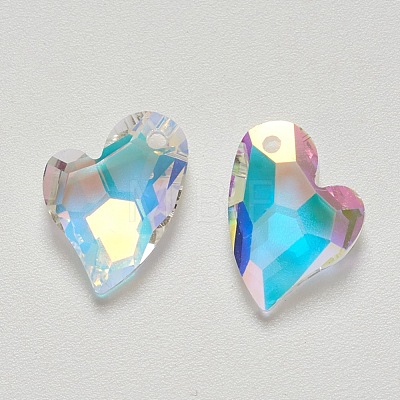 K9 Glass Rhinestone Pendants GLAA-F083-01A-05-1