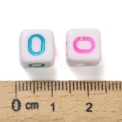 Opaque Acrylic Beads OACR-I022-01O-1