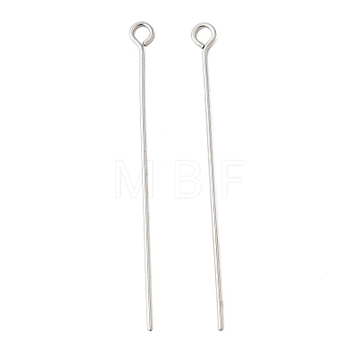 Non-Tarnish 304 Stainless Steel Eye Pin X-STAS-R045-45mm-1