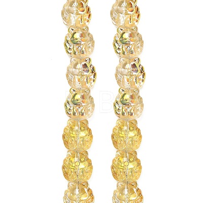 Electroplate Glass Bead Strands EGLA-H110-01HP-01-1