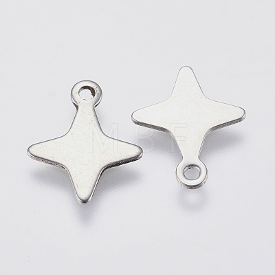 201 Stainless Steel Charms STAS-F139-009P-1