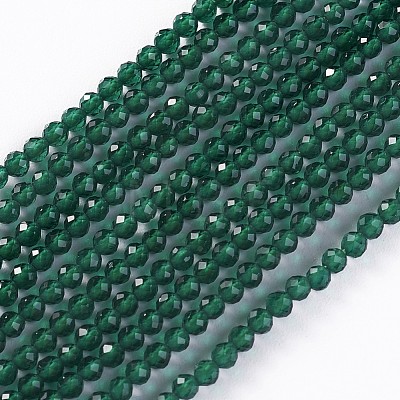 Glass Beads Strands EGLA-E057-02B-18-1