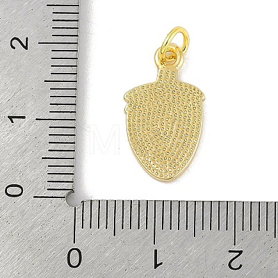 Brass Enamel Pendants KK-B114-17G-04-1