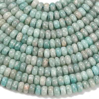 Natural Amazonite Beads Strands X-G-L635-A35-4x2mm-1