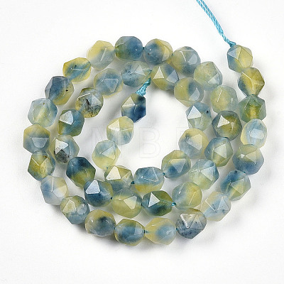 Dyed Natural White Jade Beads Strands G-T139-8mm-45W-1