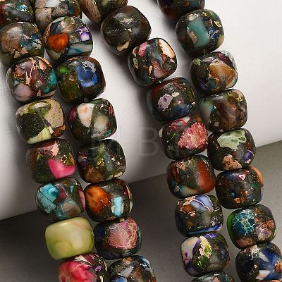 Dyed Synthetic Imperial Jasper Beads Strands GG-CBAA20A-03C-1