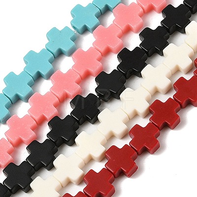 Synthetic Coral Beads Strands CORA-L044-A15-1