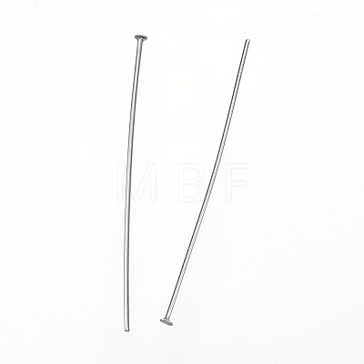 DanLingJewelry 304 Stainless Steel Flat Head Pins STAS-DL0001-01-1