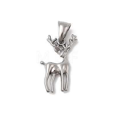 Animal Theme 304 Stainless Steel Pendants STAS-B167-27F-P-1