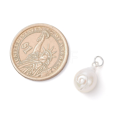 Natural Keshi Pearl Pendants PALLOY-JF04811-02-1