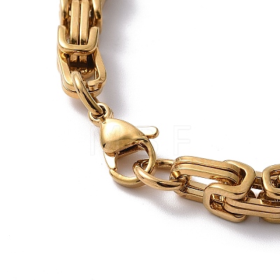 Byzantine Chain Necklace NJEW-C034-40G-1