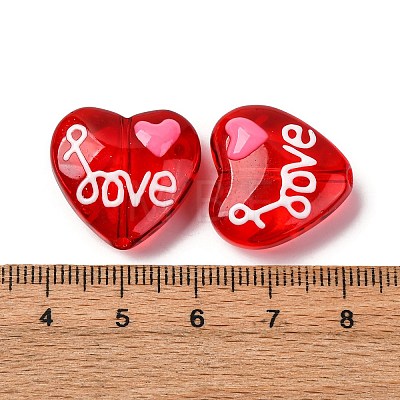 Glass Enamel Beads GLAA-Q125-01A-02-1