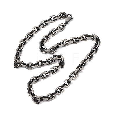 Unisex 304 Stainless Steel Necklaces NJEW-C115-04AS-1