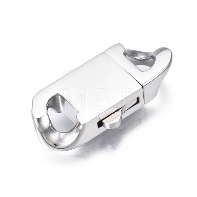 304 Stainless Steel Box Clasps STAS-S080-03A-P-1