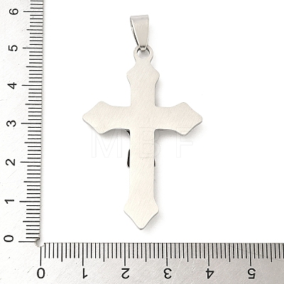 201 Stainless Steel Laser Cut Pendants STAS-P428-13P-01-1