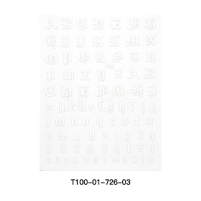 Nail Decals Stickers MRMJ-T100-01-726-03-1
