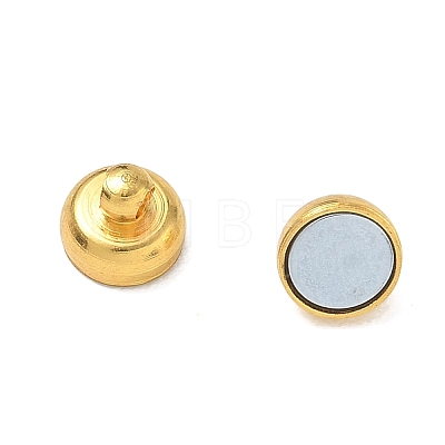 Brass Magnetic Clasps with Loops KK-H361-G-1