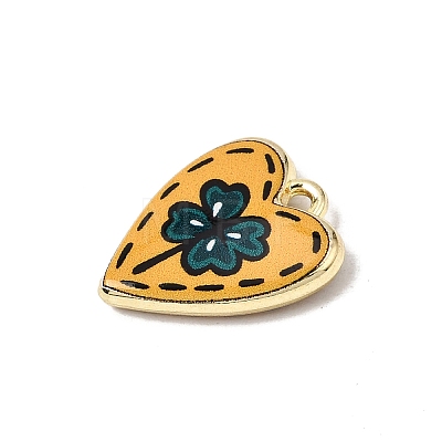 Printed Alloy Pendants ENAM-F160-07B-G-1